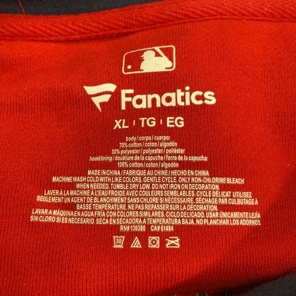 Fanatics XL St Louis Cardinals hooded sweatshirt - Picture 5 of 5